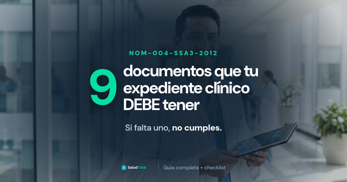 Expediente Clínico: Qué Es, Qué Contiene y Cuánto se Conserva